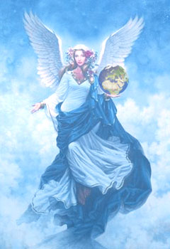Angel with Earth